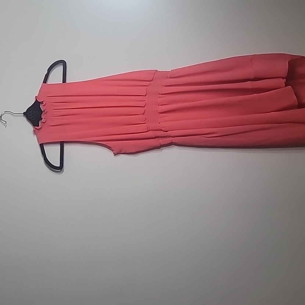 Love Fire Smocked High-Low dress